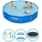 Bestway Zwembad Steel Pro - Inclusief accessoires - 366x76 cm