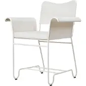 Gubi Tropique stoel met armleuningen White semi matt-Leslie 06