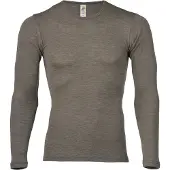 Engel - Unterhemd L/S - Merino-ondergoed 46/48, bruin