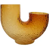AYTM Arura Medium Glazen Vaas Amber