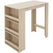 ML-Design Bartafel Fillan | mdf naturel 117x57x106 cm bartafels | NADUVI