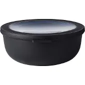 Mepal Cirqula kom met deksel ø 19,5 cm 1,25 liter kunststof nordic black