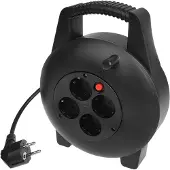 Proplus Kabelhaspel 4-weg Schuko 15 m
