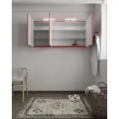 Mondiaz Cubb spiegelkast 150x70x16cm fire met 3 deuren