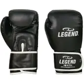 Legend Sports Powerfit & Protect Bokshandschoenen Heren/Dames Zwart-Wit PU - Verschillende maten - Gemaakt van skintex - LegendProtect technologie