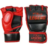 Legend Sports Bokszak / MMA Handschoenen Heren/Dames Zwart-Rood Leer