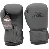 Legend Leren bokshandschoenen Power zwart - mat