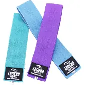 Legend Sports Legend Weerstandsband - Hoogste kwaliteit elastaan - Set van 3 paar - Mint groen, blauw en paars
