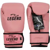 Legend Sports Powerfit & Protect Bokshandschoenen Dames Zalm Roze PU - Verschillende maten - Gemaakt van skintex - LegendProtect technologie