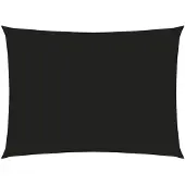 vidaXL Zonnescherm rechthoekig 3,5x5 m oxford stof zwart