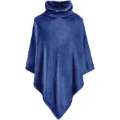 MOODIT Poncho Calido Navy Blue-One-size