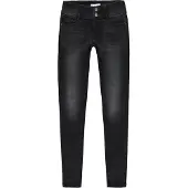Cars high waist skinny jeans Amazing black used Zwart Meisjes Stretchdenim - maat 134