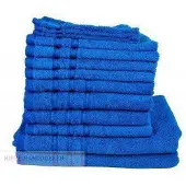 De Witte Lietaer Dolce Handdoek 50 x 100 cm - Pacific blauw