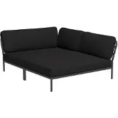 Houe Loungeset Module Level Cozy Corner Right Frame Dark Grey Cushion Char