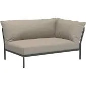 Houe LEVEL Hoekbank Kussen links Aluminium frame