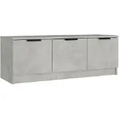 vidaXL Tv-meubel 102x35x36,5 cm bewerkt hout betongrijs