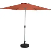 Sweeek - Ronde parasol 3m met centrale kantelbare mast - touquet