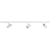 Highlight 1-fase railset 100cm Cilinder wit met 3 spots