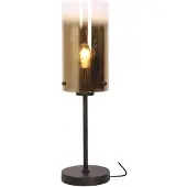 Freelight Tafellamp Ventotto, zwart, Woon-/ Eetkamer, Glas, Modern, Tafellamp