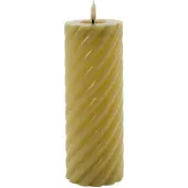 Mansion Atmosphere atmosphere - swirl led kaars mos 20x7,5cm swirl led kaars mos 20x7,5cm
