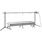 vidaXL Barbecue grill- en bakset automatisch roestvrij staal