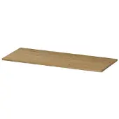 Ink Topdeck 40 Topblad T.b.v. Onderkast 100x40cm - Fineer Natur - Badkamermeubels, Wastafelbladen - 8718835103811