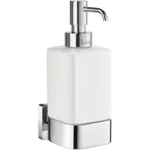 Smedbo Zeepdispenser Ice met Houder Mat Glas 6.3x8.8x18 cm Chroom