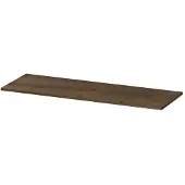 Ink Topdeck 40 Topblad T.b.v. Onderkast 120x40cm - Fineer Chocolate - Badkamermeubels, Wastafelbladen - 8718835103873