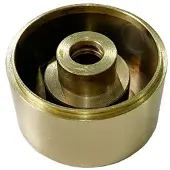 Saniclear Brass afstand rozet omstelknop inbouw
