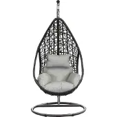 Qopps Tuinstoel Izard - Stapelbaar - Aluminium - Antraciet -