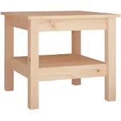 vidaXL Salontafel 45x45x40 cm massief grenenhout