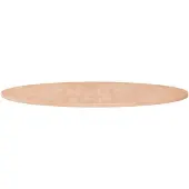 vidaXL Tafelblad rond Ø90x1,5 cm onbehandeld massief eikenhout