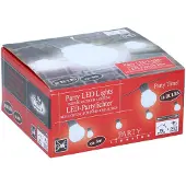 Merkloos Feestverlichting Lichtketting met 10 LED Lampjes - wit