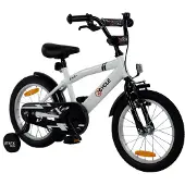 2Cycle BMX-Fun kinderfiets 16 inch (4 tot 6 jaar) voor jongens wit