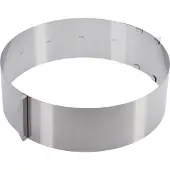 SmartaSaker Taartring, extra hoog, Ø 16-30 cm variabel, roestvrij staal, zilver, 31312260