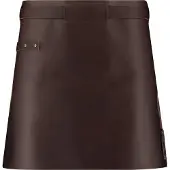 Witloft Schort Waist Down Black Cognac-63 x 60 cm
