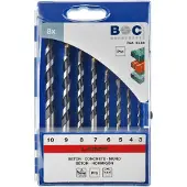 KRAMP 22501430008 Betonborenset SL80 // 3-10x1,0 mm / 8-dlg