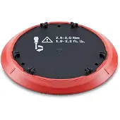 Flex 487988 Speciaal klittenband-bord gedempt Diameter 150 mm
