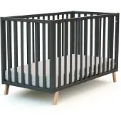 AT4 Confort Babybed 60 X 120 Cm Grafietgrijs | Maat: 60x120 cm