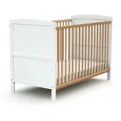 AT4 Babybed Essential Beuken Wit Met Beuken 60 X 120 Cm | Maat: 60x120 cm