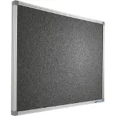 OEM "Prikbord "Accent", SL16 profiel AK019" Donker grijs 90x180cm
