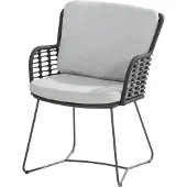 4 Seasons Outdoor 4SO Fabrice dining tuinstoel antraciet -