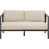 Apple Bee Elle Lounge 2-zitsbank aluminium/olefine