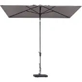 Madison Mikros taupe stokparasol 300 x 200 cm zonwering
