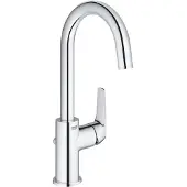 GROHE BauFlow L-size wastafelkraan met waste chroom