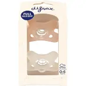 Difrax Siliconen fopspeen natural 0-6 maanden
