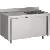 CombiSteel 700 SPOELTAFEL SCHUIFDEUREN 1 RECHTS 1200 | 7333.0905