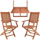 Casaria Tuinset 3-delig Acaciahout FSC-gecertificeerd