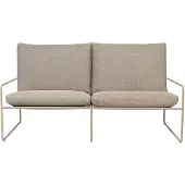 Ferm Living Tuinbank Desert 2-Seater Dolce Cashmere / Dark Sand