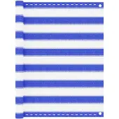 vidaXL Balkonscherm 90x500 cm HDPE blauw en wit